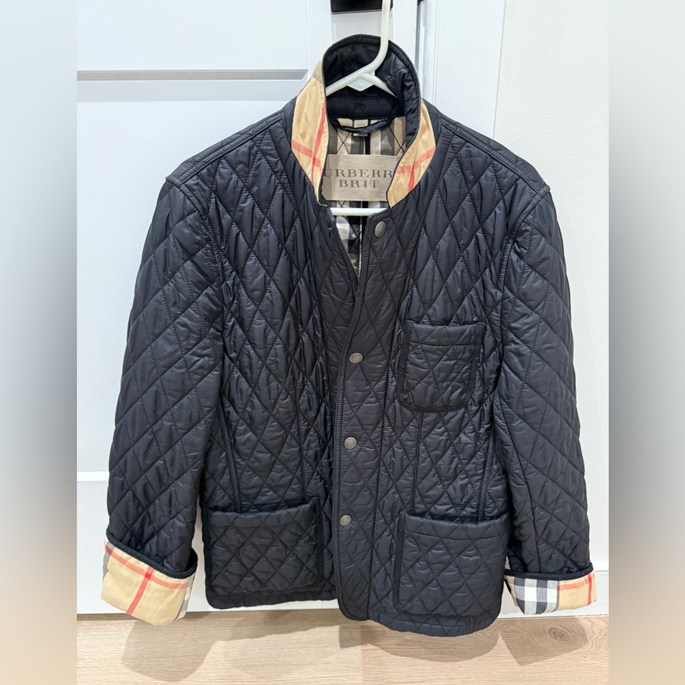 Men’s Burberry Brit Quilted Jacket